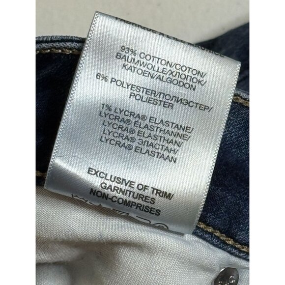 Silver Jeans Co Slim Boyfriend Raw Hem Jeans Medium Dark Wash W26 (2/4) - Picture 5 of 10